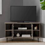Middlebrook 48-inch Glass Door Corner TV Stand