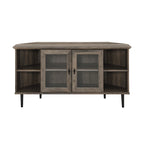 Middlebrook 48-inch Glass Door Corner TV Stand