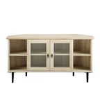 Middlebrook 48-inch Glass Door Corner TV Stand
