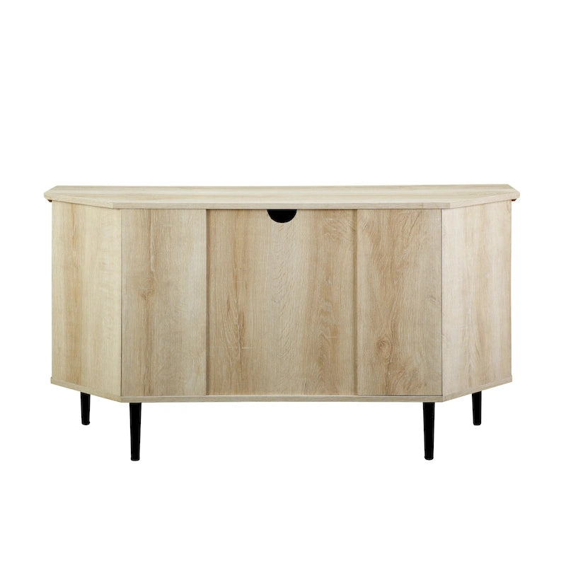 Middlebrook 48-inch Glass Door Corner TV Stand