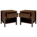 Middlebrook Solid Wood Modern 1-Drawer Nightstands, Set of 2