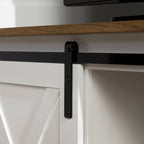 Middlebrook 52-inch Sliding Barn Door Corner TV Stand