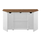 Middlebrook 52-inch Sliding Barn Door Corner TV Stand