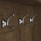 Woodland Hall Trees and Shoe Bench with Doors by Bush Furniture