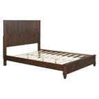 GDFStudio - Harrison Sturdy Solid Wood Bed Frame with Tall Headboard for Elegant Bedrooms