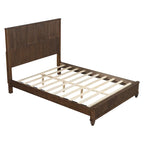 GDFStudio - Harrison Sturdy Solid Wood Bed Frame with Tall Headboard for Elegant Bedrooms