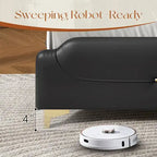 Uphou Modern Upholstered PU Leather Bed by Christopher Knight Home