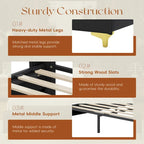 Uphou Modern Upholstered PU Leather Bed by Christopher Knight Home