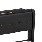 Uphou Modern Upholstered PU Leather Bed by Christopher Knight Home