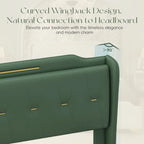 Uphou Modern Upholstered PU Leather Bed by Christopher Knight Home