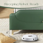 Uphou Modern Upholstered PU Leather Bed by Christopher Knight Home