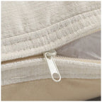 Stansberry Chenille Upholstered Dining Chair with Under Seat Storage and Caster Wheels