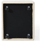 Stansberry Chenille Upholstered Dining Chair with Under Seat Storage and Caster Wheels