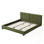King Size Velvet Bed Frames Upholstered Platform Bed