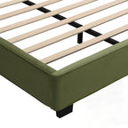 King Size Velvet Bed Frames Upholstered Platform Bed