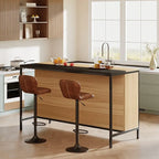 Kitchen Island with 6 Cube Storage for Kitchen Dining Room
