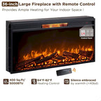 Farmhouse Fireplace TV Stand with Mantel, Tall Entertainment Center