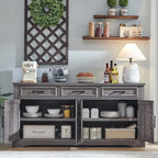 Farmhouse Buffet Sideboard Cabinet,Coffee Bar Wine Bar for Dining Room - N/A