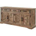 Farmhouse Buffet Sideboard Cabinet,Coffee Bar Wine Bar for Dining Room - N/A