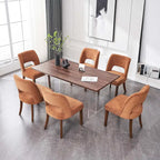 Upholstered Back Side Dining Chair Set of 2