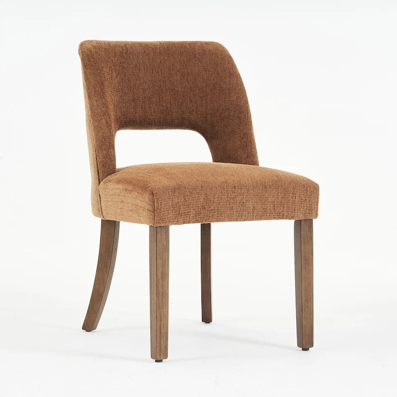 Upholstered Back Side Dining Chair Set of 2