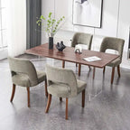 Upholstered Back Side Dining Chair Set of 2