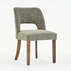 Upholstered Back Side Dining Chair Set of 2