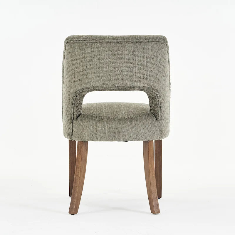 Upholstered Back Side Dining Chair Set of 2