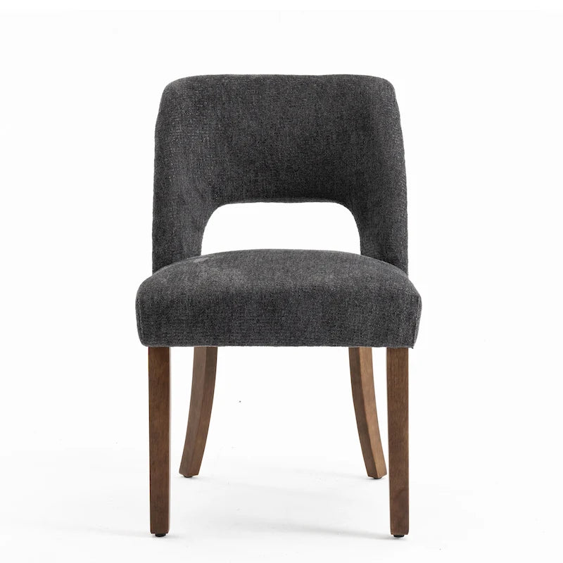 Upholstered Back Side Dining Chair Set of 2