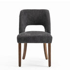 Upholstered Back Side Dining Chair Set of 2