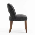 Upholstered Back Side Dining Chair Set of 2