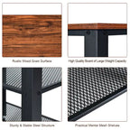 Gymax Industrial Serving Cart Kitchen Utility Cart