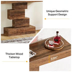 42 Inches Industrial Wood Console Table for Living Room Entryway - 11.8D x 42.5W x 31.5H