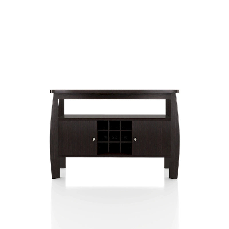 Furniture of America True Modern 51-inch Cappuccino 1-shelf Buffet Table
