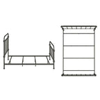 Vilnius Antique Graceful Victorian Iron Metal Bed