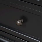 Wood 3-Drawer Storage Cabinet with Pull-Out Tray - 16.90 x 28.00 x 28.10