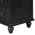 Wood 3-Drawer Storage Cabinet with Pull-Out Tray - 16.90 x 28.00 x 28.10