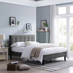 Agnew Queen-size Upholstered Platform Bed by Christopher Knight Home