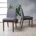 Dimitri Mid-Century Fabric Dining Chair (Set of 2) by Christopher Knight Home