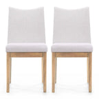Dimitri Mid-Century Fabric Dining Chair (Set of 2) by Christopher Knight Home