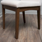 Dimitri Mid-Century Fabric Dining Chair (Set of 2) by Christopher Knight Home