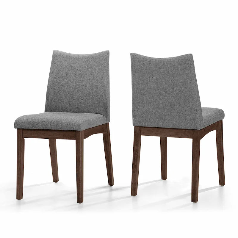 Dimitri Mid-Century Fabric Dining Chair (Set of 2) by Christopher Knight Home