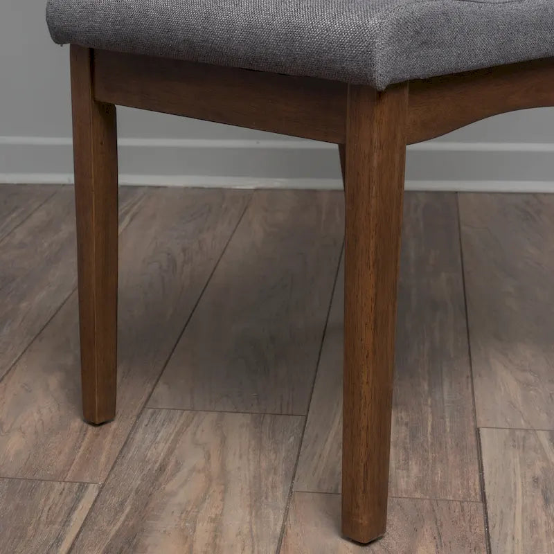 Dimitri Mid-Century Fabric Dining Chair (Set of 2) by Christopher Knight Home