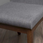 Dimitri Mid-Century Fabric Dining Chair (Set of 2) by Christopher Knight Home