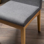 Dimitri Mid-Century Fabric Dining Chair (Set of 2) by Christopher Knight Home