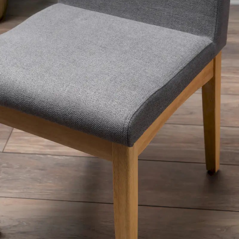 Dimitri Mid-Century Fabric Dining Chair (Set of 2) by Christopher Knight Home