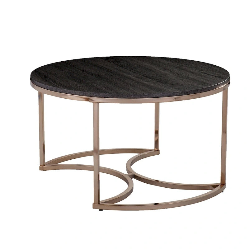 SEI Furniture Henderson Round 3-piece Nesting Coffee Table