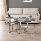 SEI Furniture Henderson Round 3-piece Nesting Coffee Table