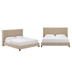 Detmold Wingback Button Tufted King Bed