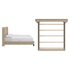 Detmold Wingback Button Tufted King Bed